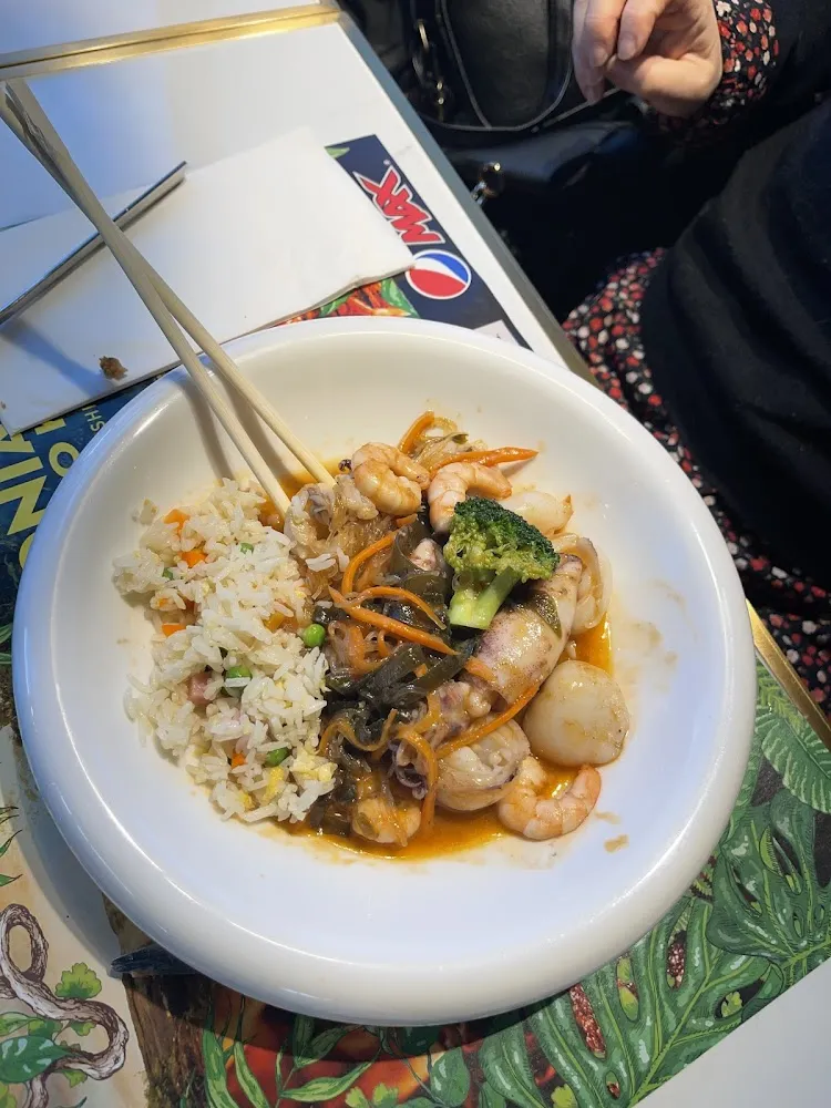 Crevettes Sauce Curry