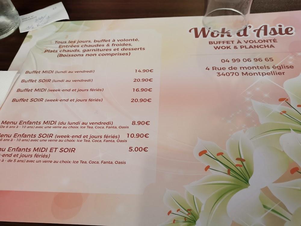 WOK D'ASIE - Menu Image 3